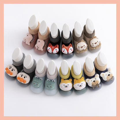 Cute Friend Fleece Socks Shoes