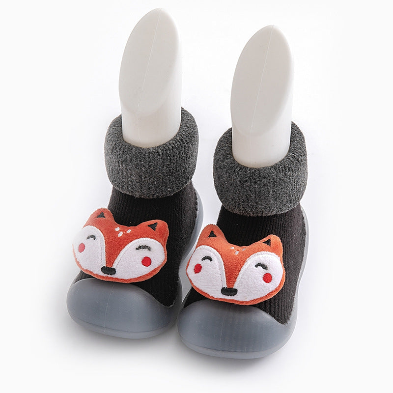 Cute Friend Fleece Socks Shoes