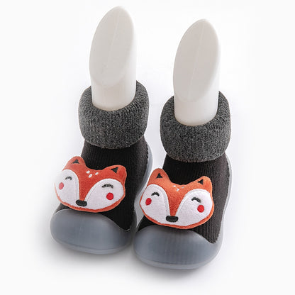 Cute Friend Fleece Socks Shoes