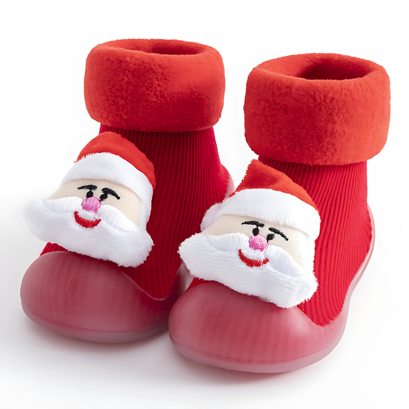 Christmas Baby Sock Shoes