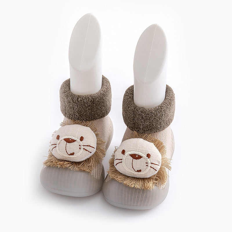 Cute Friend Fleece Socks Shoes