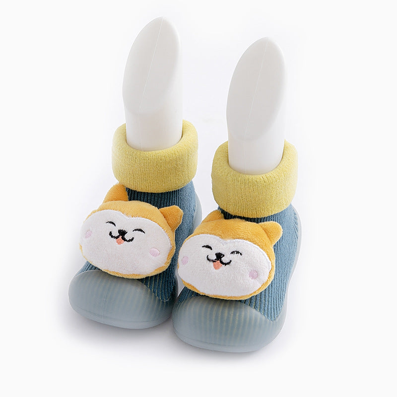 Cute Friend Fleece Socks Shoes