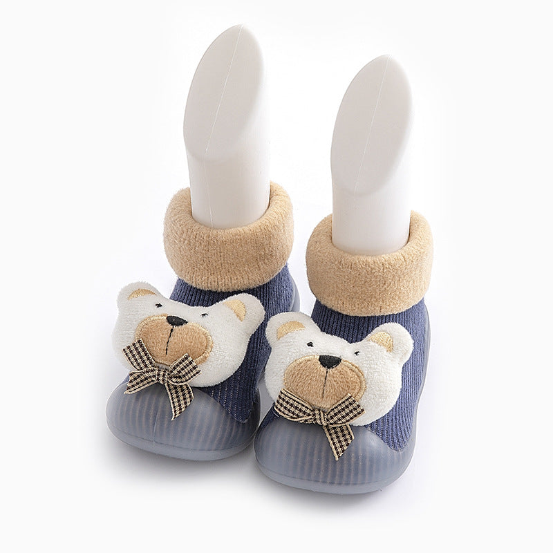 Cute Friend Fleece Socks Shoes